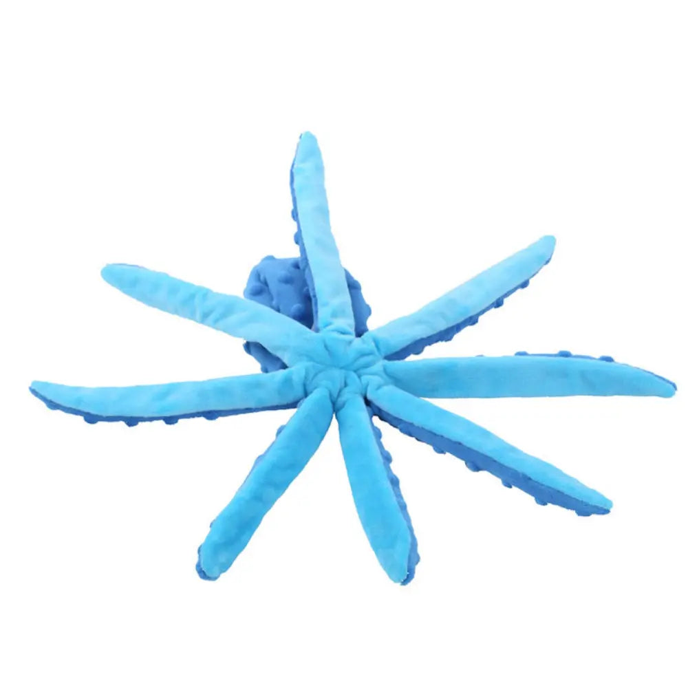 Interactive Bite-resistant Plush Octopus Pet Toy Lincoln Services