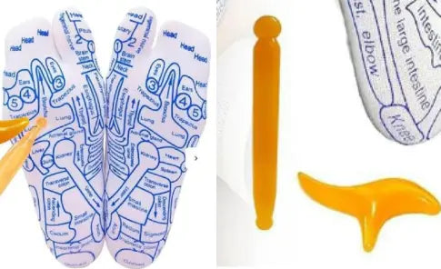 Reflexology Socks with Massage Tool (One Set) Lincoln Services